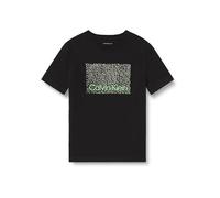 Calvin Klein Maglietta da Ragazzo Perforation SS LVCKSJA04B S/S T-Shirt, Nero (Nero [CSI] 25Cw1000175Ck), 14 Anni
