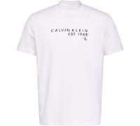 Calvin Klein Maglietta Grafica all'Ingrosso SS 30S UE da Uomo LV04RF800G Tee Grafica, Bianco, 3XL