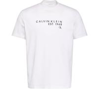 Calvin Klein Maglietta Grafica all'Ingrosso SS 30S UE da Uomo LV04RF800G Tee Grafica, Bianco, L
