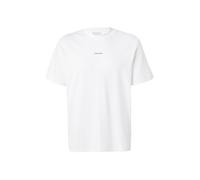 Calvin Klein - Ss Stretch Pique Nano Easy Tee Bianco - Abbigliamento L Bianco