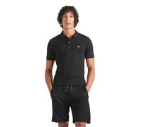 Calvin Klein Jeans Men CK Embro Badge Slim Polo S/S Polos Black, XL