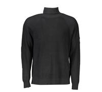 Calvin Klein Abbigliamento Uomo Maglie Maglione Nero M Maniche Lunghe, Collo Alt