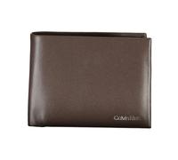 Calvin Klein - Marrone Leather Wallet - -Accessories -Uomo -Marrone -ONE SIZE