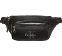 Calvin Klein Marsupio da uomo in tessuto con logo audace, LV04D3419G, nero, taglia unica