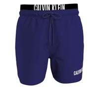 Calvin Klein Medium Double Wb Km0Km00992, Pantaloncini Doppio Elastico in Vita, Uomo, Blu (Midnight Lagoon), XL