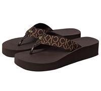 Calvin Klein Meena, Infradito Donna, Marrone, 38 EU