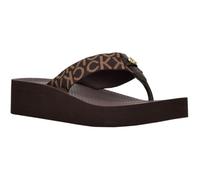 Calvin Klein Meena, Infradito Donna, Marrone, 38 EU