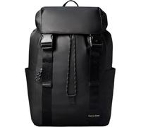 Calvin Klein Men Backpacks RUBBERIZED FLAP BACKPACKLV04D3479G BLACK (Black), One Size