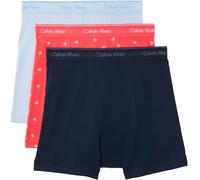 Calvin Klein Men Boxer Brief 3 PK Pink (Shoreline/Diamond Logo Punch Pink/B) S