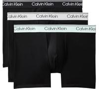 Calvin Klein Men Boxer Brief 3PK Green (Black/Light Cast/Feel The Mint) XS