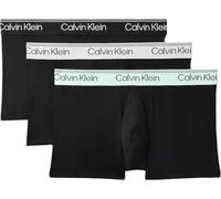 Calvin Klein Men Low Rise Trunk 3PK Black (Black Bodies w/Black/Light Cast/Fe) M