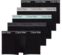 Calvin Klein Men Low Rise Trunk 5PK Black (Black Bodies w/Black/Light Cast/Fe) S