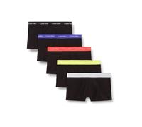 Calvin Klein Men Low Rise Trunk 5pk Green (Blk W Green Bloom WB/Blk W DAZZLIN) L
