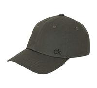 Calvin Klein Mens 2020 classico cotone regolabile 6 pannello Baseball Cap cachi Taglia unica