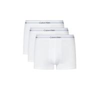 Calvin Klein, Men's, Trunk 3Pk 000NB3963A, White (White, White, White), XL