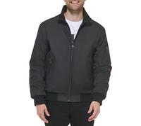 Calvin Klein Men's Winter Coats - Sherpa-lined Hooded Soft Shell Jacket, Jet Black, XX-Large