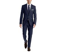 Calvin Klein Men's X-Fit Slim Stretch Suit Separate (Blazer And Pant), Blue, 34W x 34L