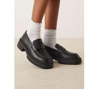 Calvin Klein - Mocassini college neri con suola spessa-Nero 40