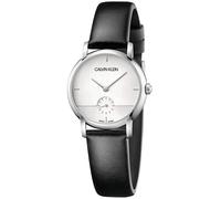 Orologio CALVIN KLEIN Mod. ESTABILISHED donna pelle nero / bianco