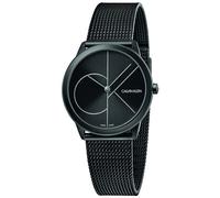 Orologio Donna CK CALVIN KLEIN MINIMAL K3M5245X Bracciale Acciaio Mesh Nero