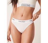 Calvin Klein - Modern Cotton - Tanga sgambato bianco XS