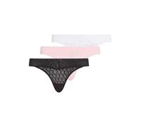 Calvin Klein Underwear String rosa / nero / bianco, Taglia L