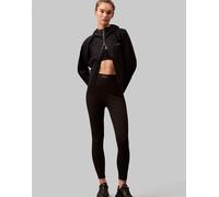 Calvin Klein - Modern - Leggings neri con fascia in vita con logo-Nero M
