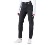 Calvin Klein Mom Jeanj20J224518 Affusolato, Denim Black, 25W / 28L Donna