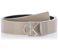 Calvin Klein Mono PL Rev Lthr Belt 30Mm K60K612288 Cintura Adj, Brown (Crockery/Tonal Dark), 120 Donna
