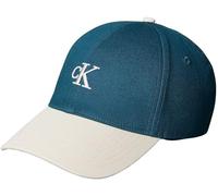 Calvin Klein Monogram EMB Colorblock Baseball LV04G5000G Cappello, Blu (Atlantic Deep), Taglia Unica, Blu (Atlantic Deep), Taglia Unica