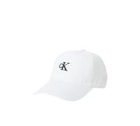 Calvin Klein Monogram Embroidery Baseball cap Lv04K5024G Coperchio, White (Bright White), Taglia Unica Donna