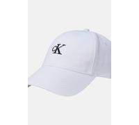 Calvin Klein Monogram Embroidery Baseball cap Lv04K5024G Coperchio, White (Bright White), Taglia Unica Donna