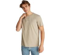 Calvin Klein Jeans Maglietta beige / pietra / grigio scuro, Taglia XS