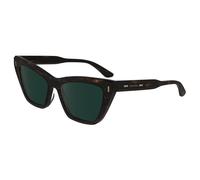 Calvin Klein Donna CK24505S 220 Occhiali da sole Acetato Marrone Verde Farfalla Normale Normale