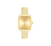 Calvin Klein Orologio al Quarzo a 2 Lancette da Donna Collezione CK ADORE con Bracciale in Maglia di Acciaio Inox - Disponibile in Argento, Oro, Nero o Oro Rosa
