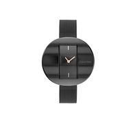 Calvin Klein Orologio Analogico al Quarzo da Donna Collezione CIRCULAR MESH con Cinturino in Maglia Metallica in Acciaio Inossidabile Nero - 25200018