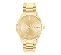 Calvin Klein Orologio Analogico al Quarzo Per Uomo e Donna Collezione ICONIC BRACELET, con Cinturino in Acciaio Inossidabile, 25200043, Giallo Oro, 35mm