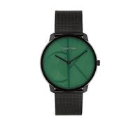 Calvin Klein Orologio Analogico al Quarzo Per Uomo e Donna Collezione ICONIC con Cinturino in Acciaio Inossidabile Grigio - 25200164