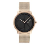 Orologio Uomo CK CALVIN KLEIN ICONIC 25200029 Bracciale Acciaio Mesh Rosè Nero