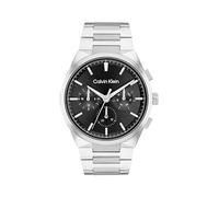 Calvin Klein Orologio Analogico Multifunzionale al Quarzo per Uomo Collezione DISTINGUISH con Bracciale in Acciaio Inossidabile