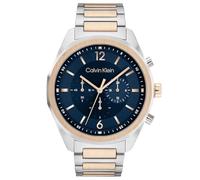 Orologio Uomo CK CALVIN KLEIN ARCHITECTURAL 25200265 Multifunzione Acciaio Blu