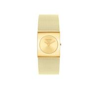 Calvin Klein Orologio Analogico al Quarzo da Donna Collezione CK PULSE con Cinturino in Maglia Metallica in Acciaio Inossidabile di Colore Dorato - 25100062