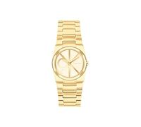Calvin Klein Orologio Con Movimento Al Quarzo A Due Lancette da Donna Collezione CK UNITE con Cinturino in Acciaio Inossidabile di Colore Dorato - 25100127