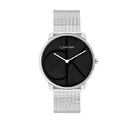Calvin Klein Orologio Con Movimento Al Quarzo A Due Lancette da Uomo Collezione CK ICONIC con Cinturino in Maglia Metallica in Acciaio Inossidabile Argentato - 25300012