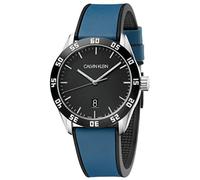Calvin Klein - Orologio in acciaio. argento-argento-blu