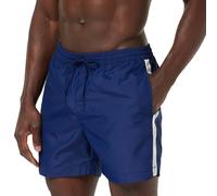 Calvin Klein Pantaloncino da Bagno Uomo Medium Drawstring Lunghezza Media, Blu (Signature Navy), XL