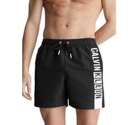 Calvin Klein Pantaloncino da Bagno Uomo Medium Drawstring Lunghezza Media, Nero (Pvh Black), S
