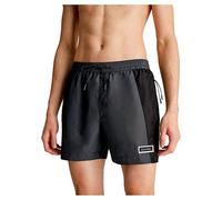 Calvin Klein Pantaloncino da Bagno Uomo Medium Drawstring Lungo, Grigio (Oil Grey), M
