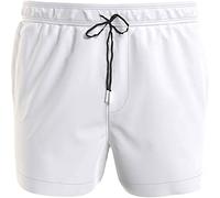 Calvin Klein Pantaloncino da Bagno Uomo Short Drawstring Lungo, Bianco (PVH Classic White), XL