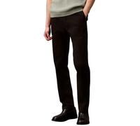Calvin Klein Pantaloni Chino Slim da Uomo in Cotone Elasticizzato LV040EM633 Pantaloni Casual, Nero (Nero), 3432